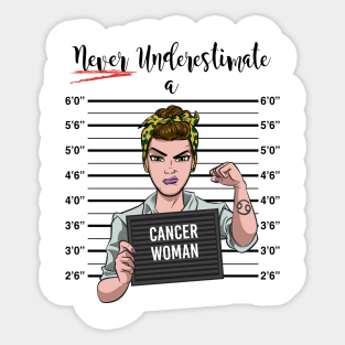 Cancer Woman Sticker